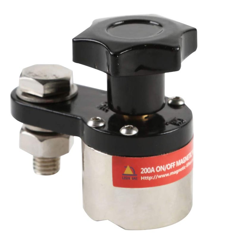 CfoPiryx Welding Clamps, 200A Magnetic Welding Ground Clamp, 9255-1060 Switchable On/Off Controlled Rare Grounding Magnet Connector for Welding Machine - Image 1